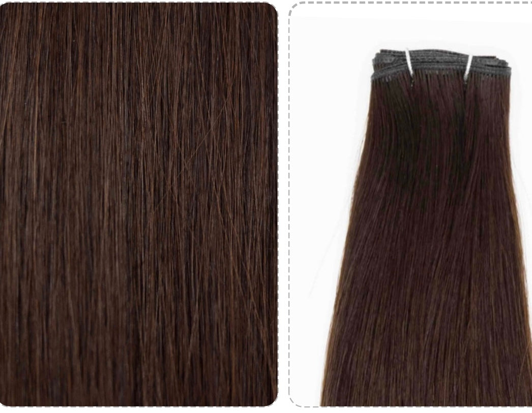 1B Dark Brown Genius Hybrid Weft