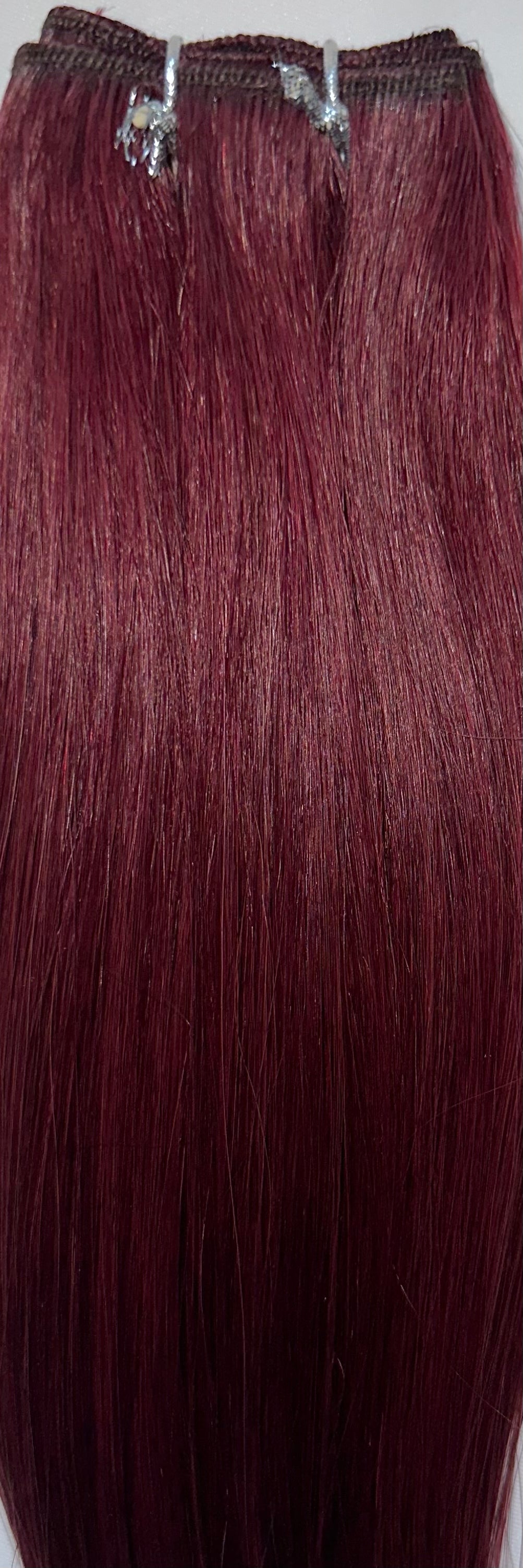 530/Burgundy Machine Weft