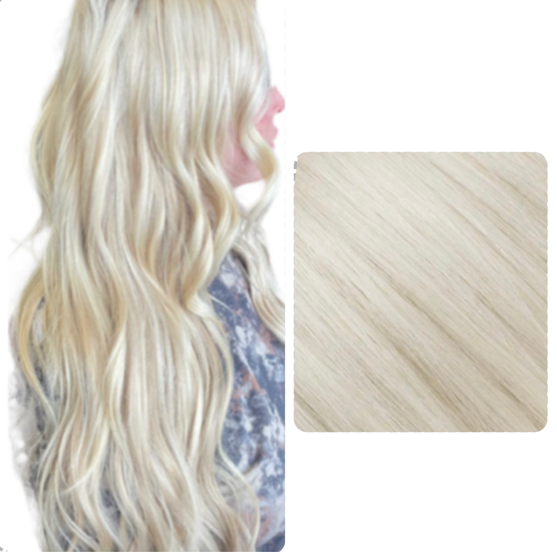 Platinum Blonde Machine Weft